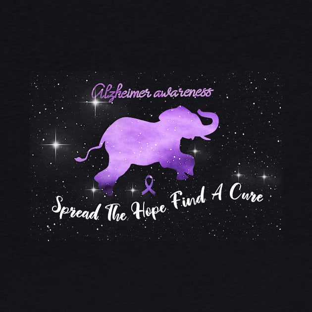 Alzheimer Awareness Spread The Hope Find A Cure Gift by thuylinh8